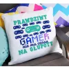 Poduszka dla gracza GAMER Nie ma czasu na głupoty
